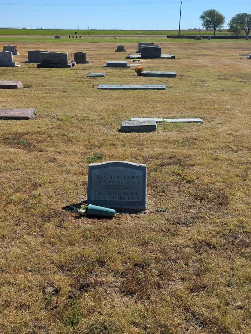 Jean Hall Monroe's grave. Photo 2