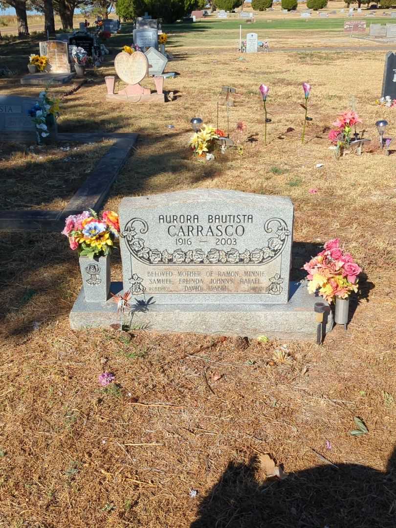 Aurora Bautista Carrasco's grave. Photo 2