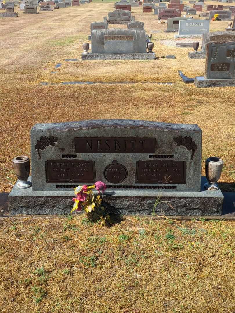George Garnet Nesbitt's grave. Photo 2