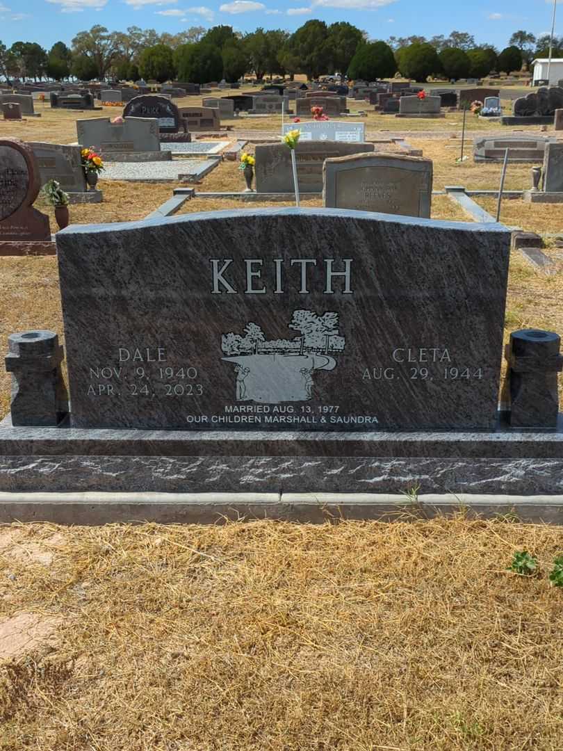 Dale Keith's grave. Photo 1