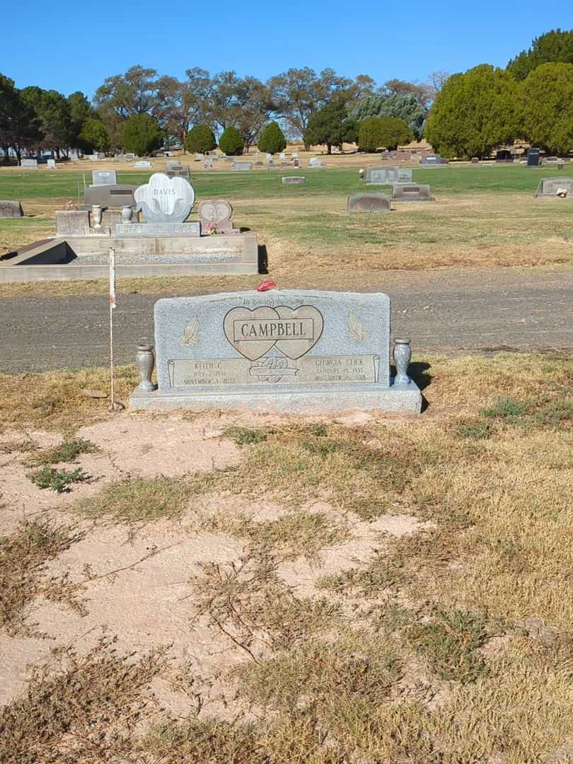 Keith C. Campbell's grave. Photo 2