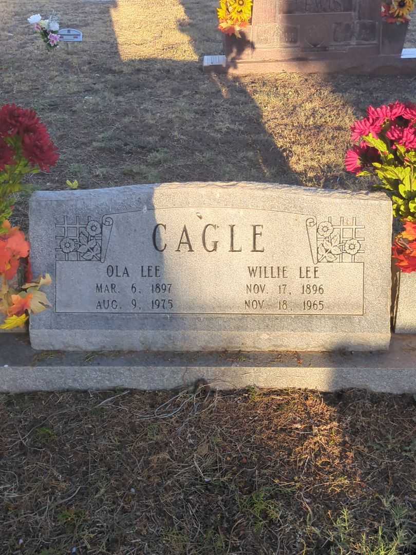 Willie Lee Cagle's grave. Photo 2