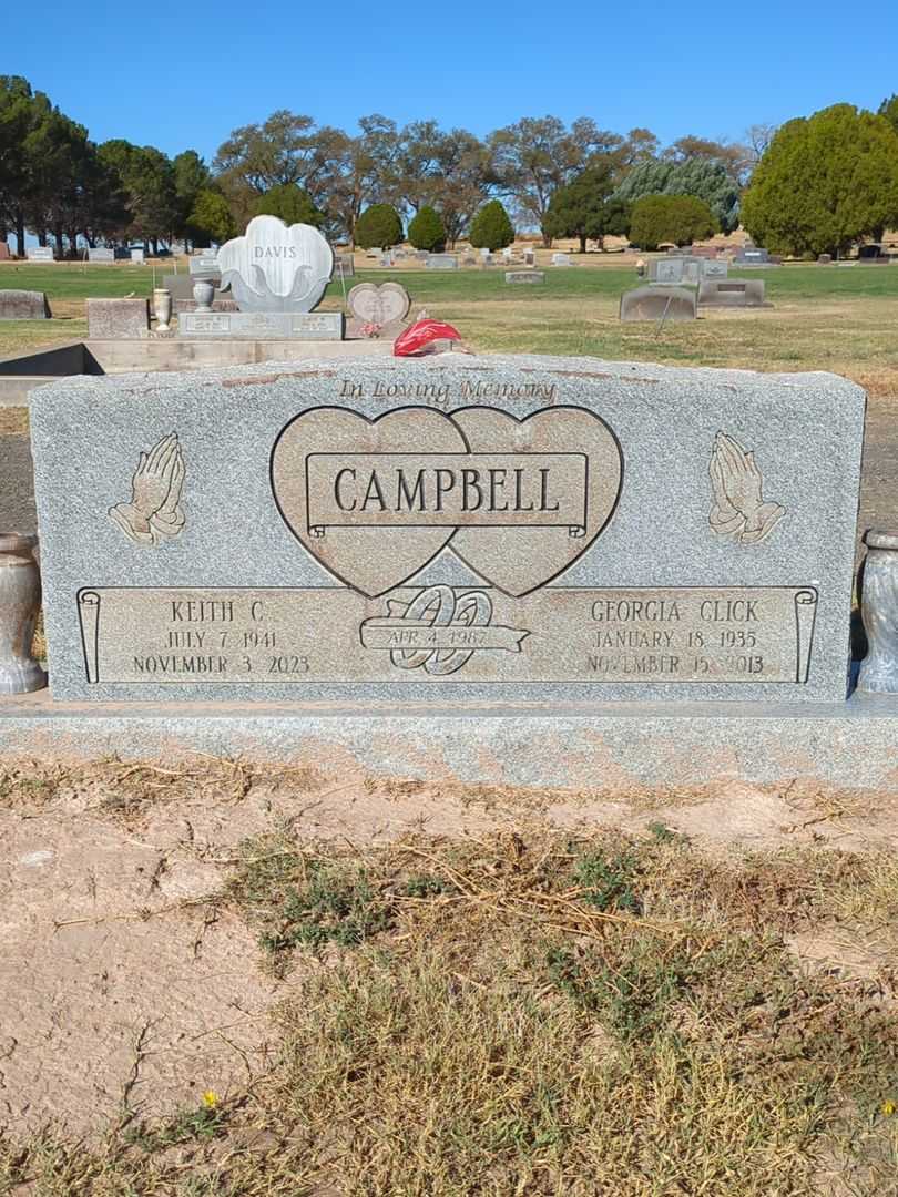 Keith C. Campbell's grave. Photo 1