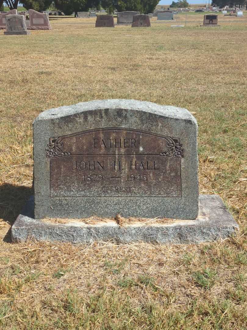 John H. Hall's grave. Photo 2