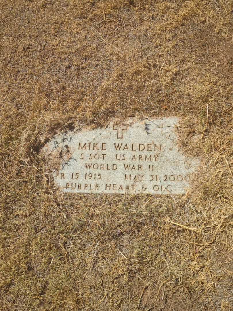 Mike Walden's grave. Photo 3