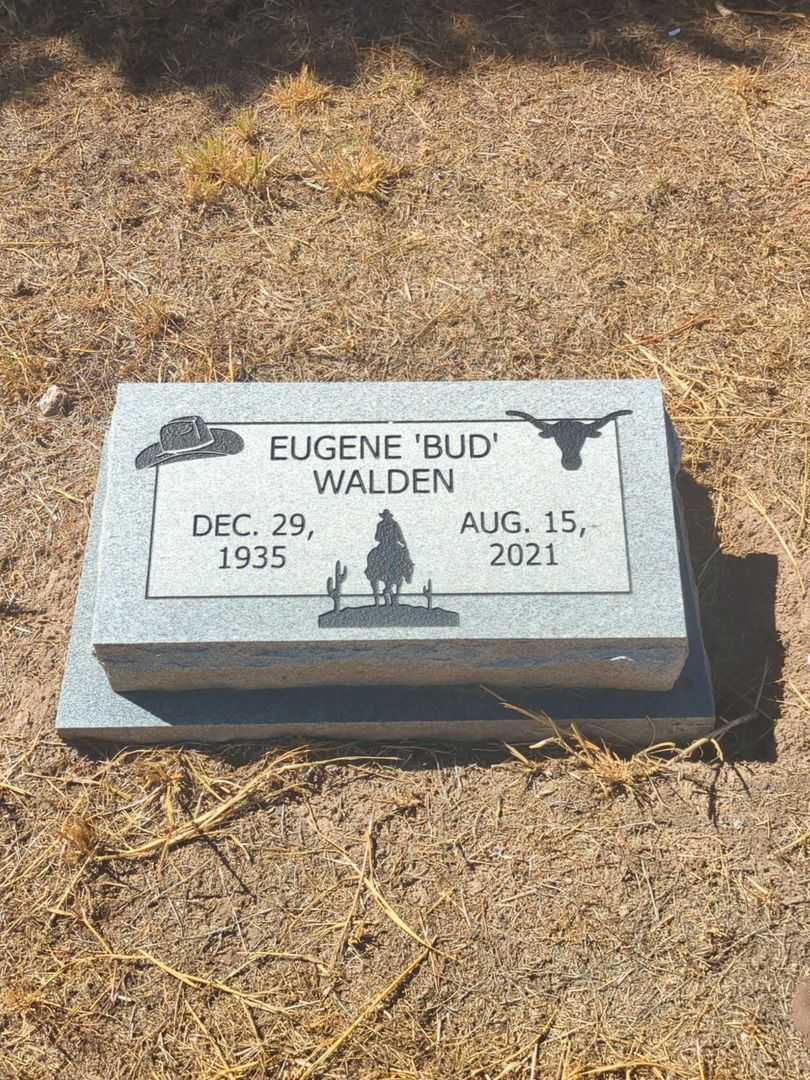 Eugene "Bud" Walden's grave. Photo 2