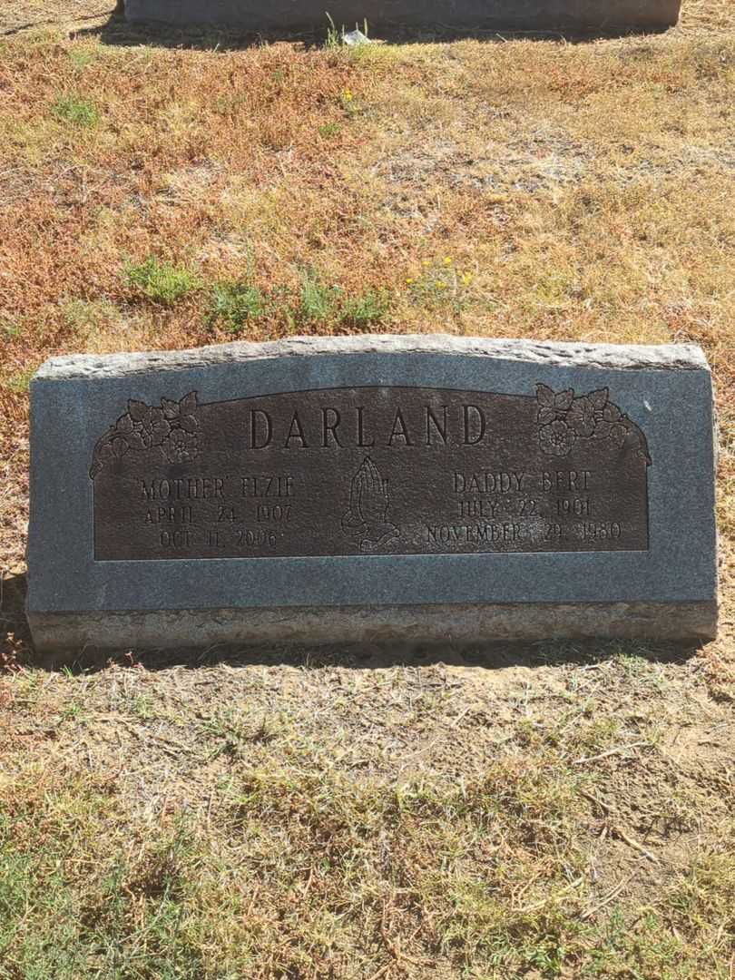 Bert Darland's grave. Photo 1