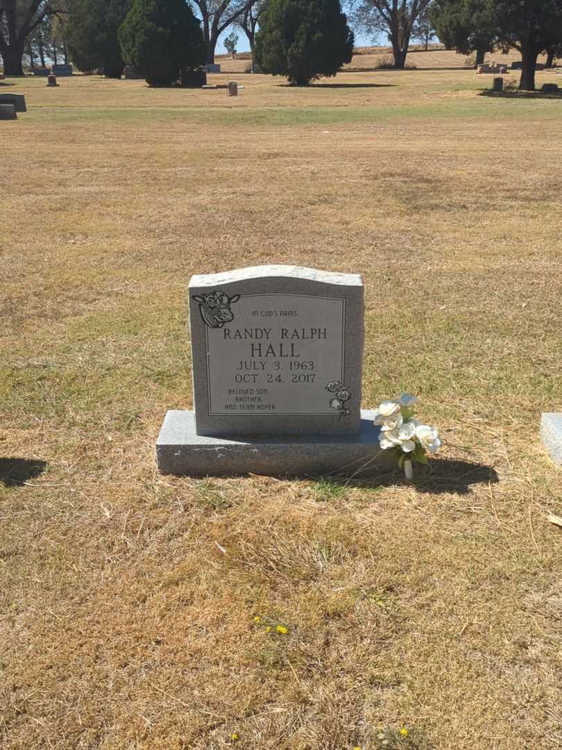 Randy Ralph Hall's grave. Photo 1