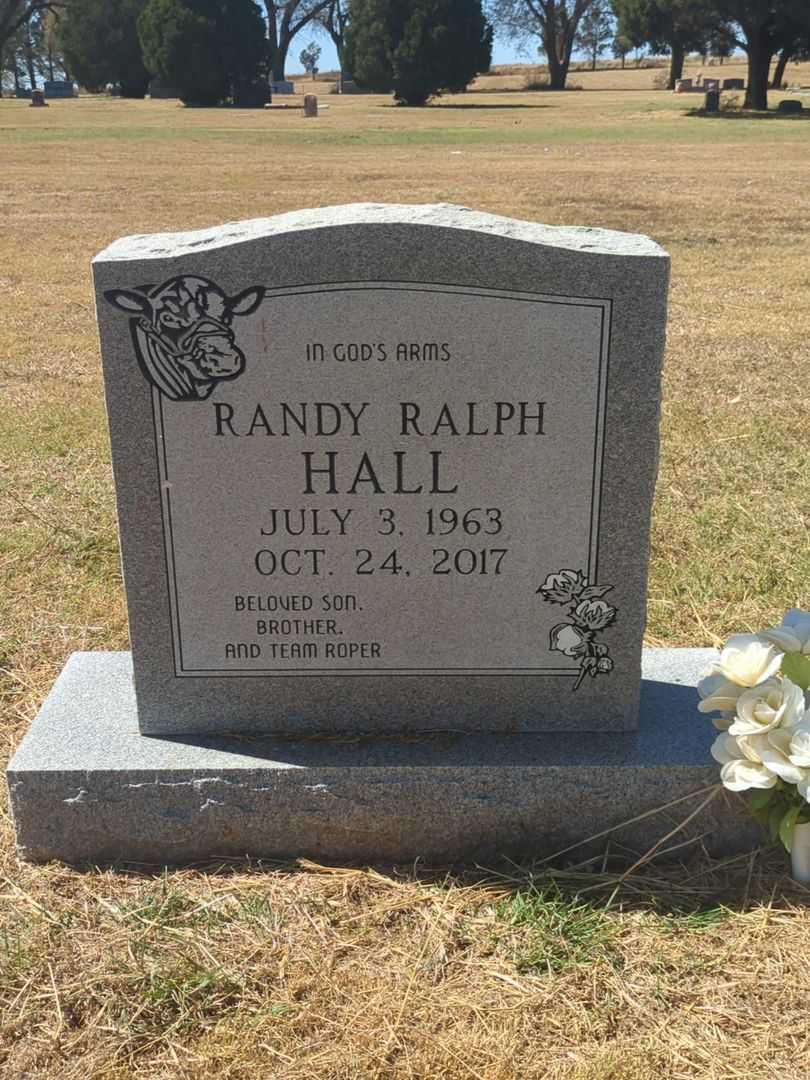 Randy Ralph Hall's grave. Photo 2
