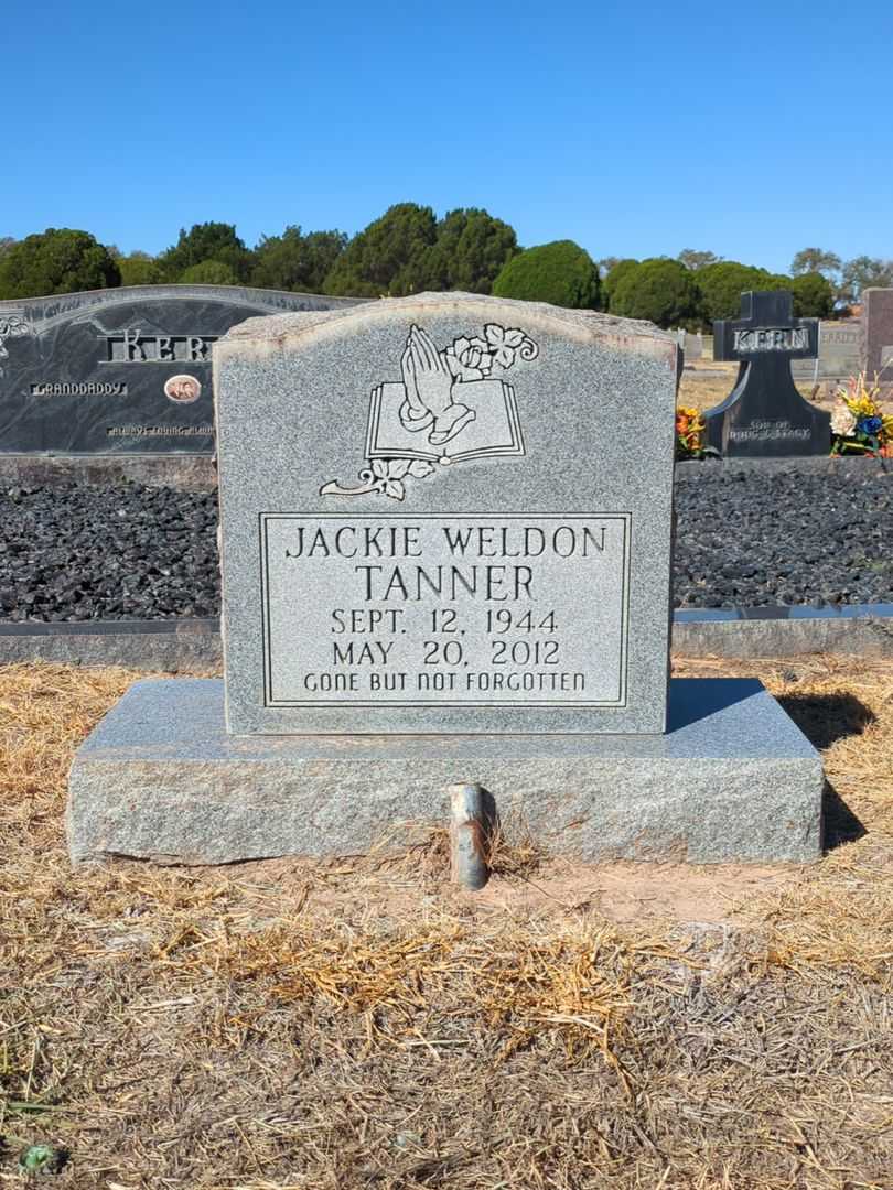 Jackie Weldon Tanner's grave. Photo 1