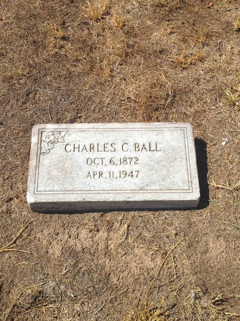 Charlie C. Ball's grave. Photo 3