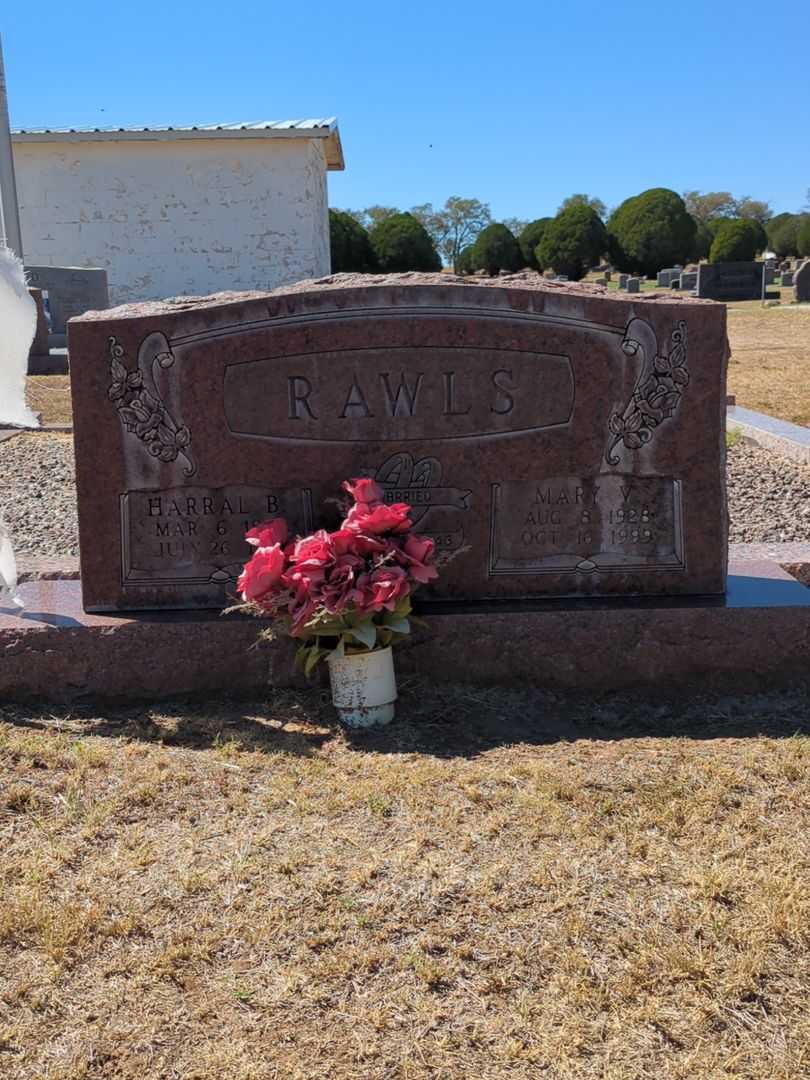 Mary Viola Rawls's grave. Photo 1