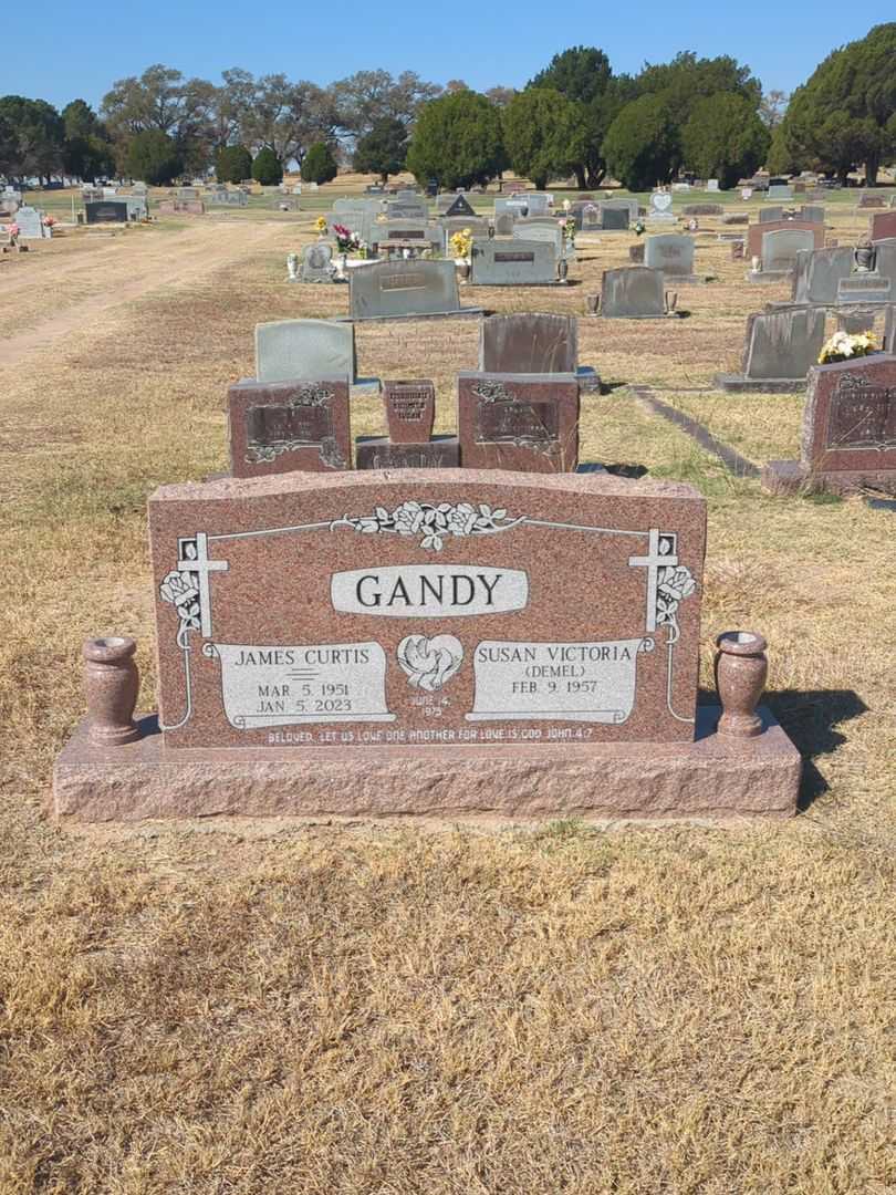 James Curtis Gandy's grave. Photo 2
