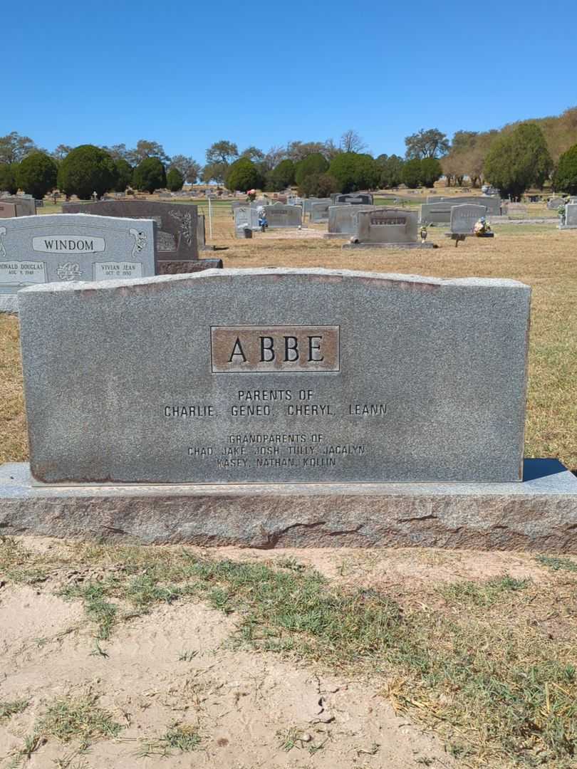 Jean Abbe's grave. Photo 3