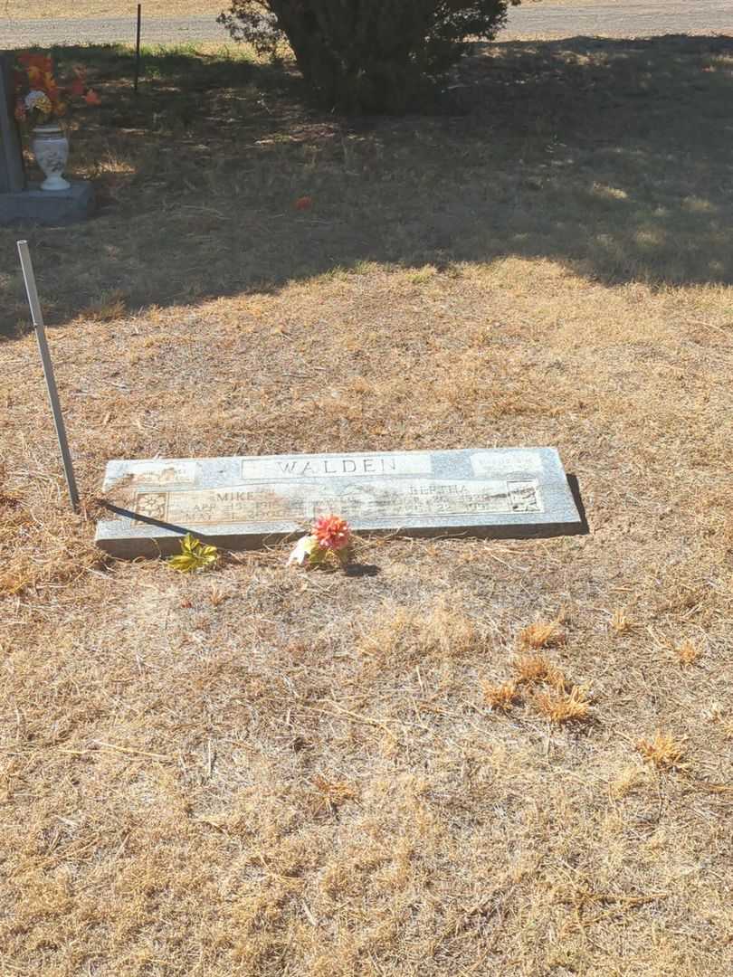 Mike Walden's grave. Photo 1