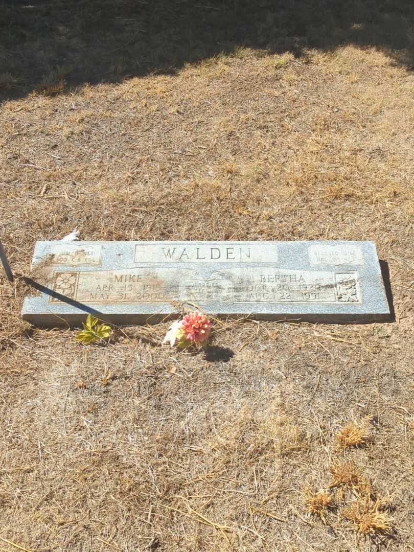 Mike Walden's grave. Photo 2