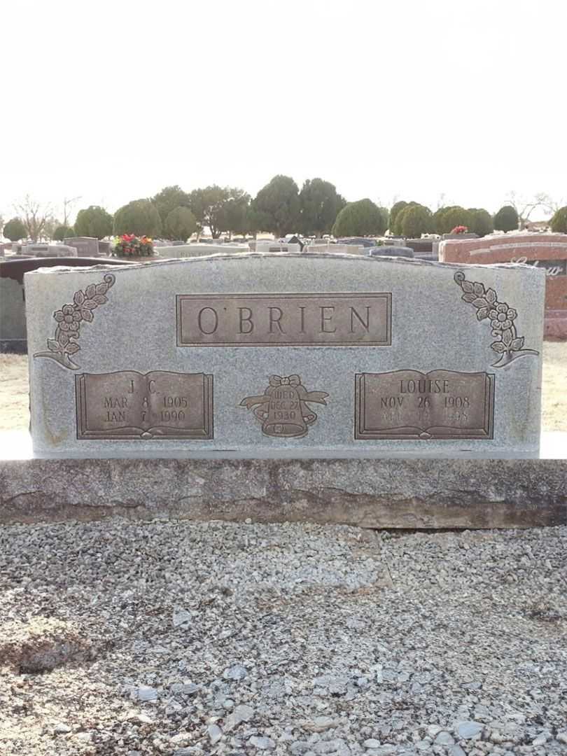 Louise O'Brien's grave. Photo 1