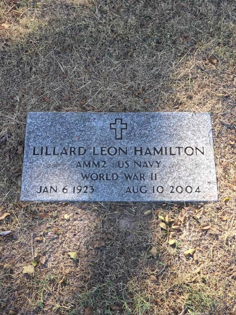 Lillard Leon Hamilton's grave. Photo 3