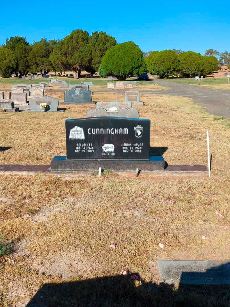 Belva Lee Tanner Cunningham's grave. Photo 2