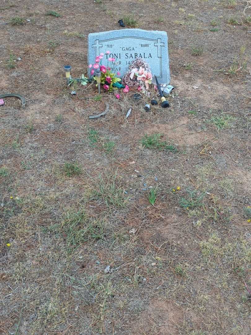 Toni "Gaga" Sabala's grave. Photo 2