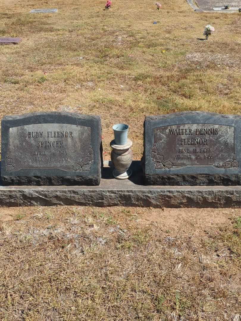 Ruby Inez Fleenor Spencer's grave. Photo 1
