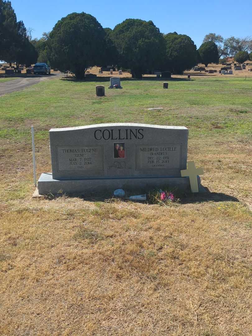 Mildred Lucille Randel Collins's grave. Photo 1