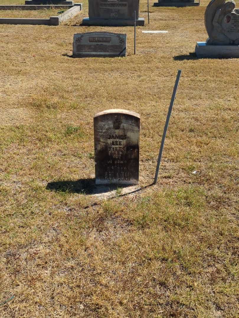 James Lee Fitts's grave. Photo 2
