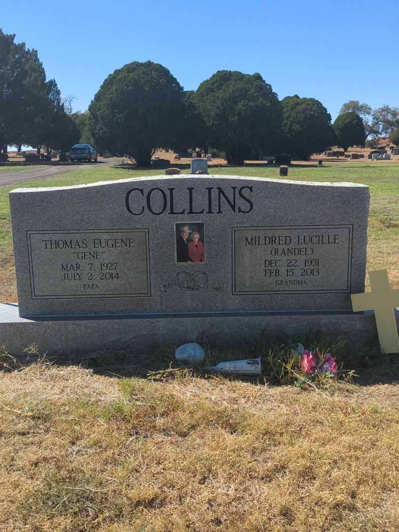 Mildred Lucille Randel Collins's grave. Photo 2