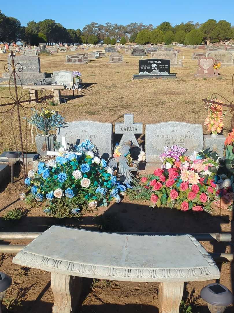 Concepcion C. "Chon" Zapata's grave. Photo 2