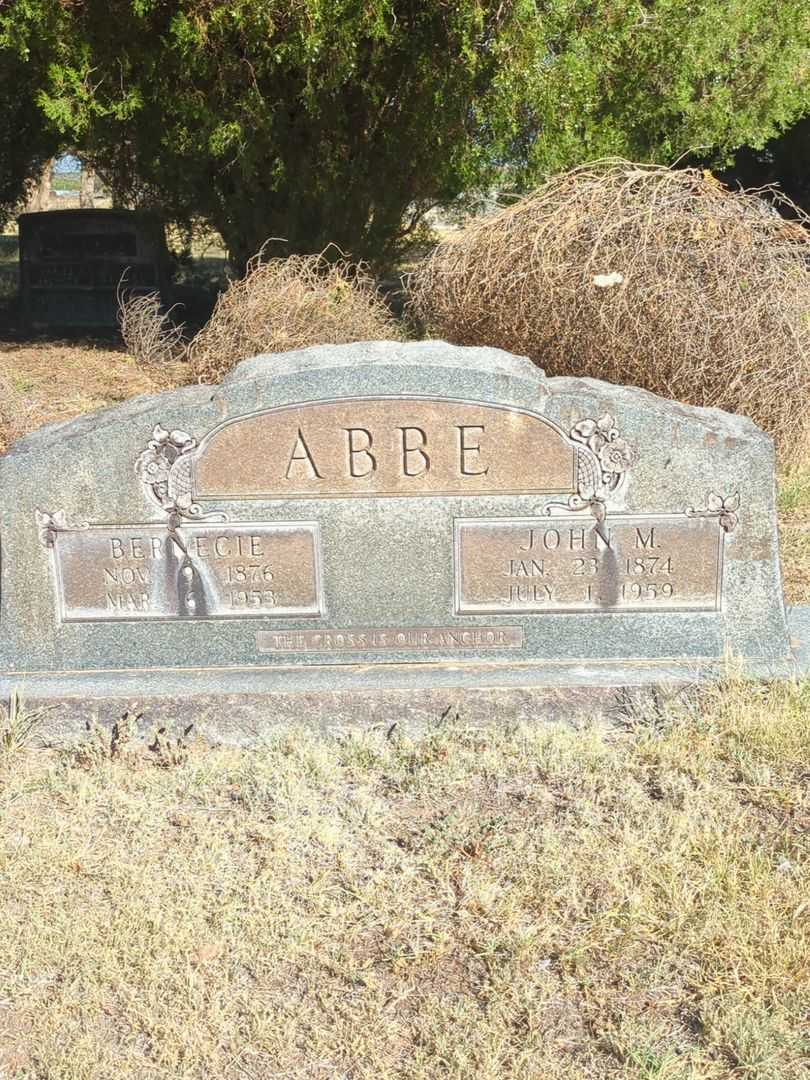 John M. Abbe's grave. Photo 2
