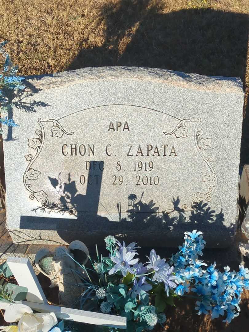 Concepcion C. "Chon" Zapata's grave. Photo 1