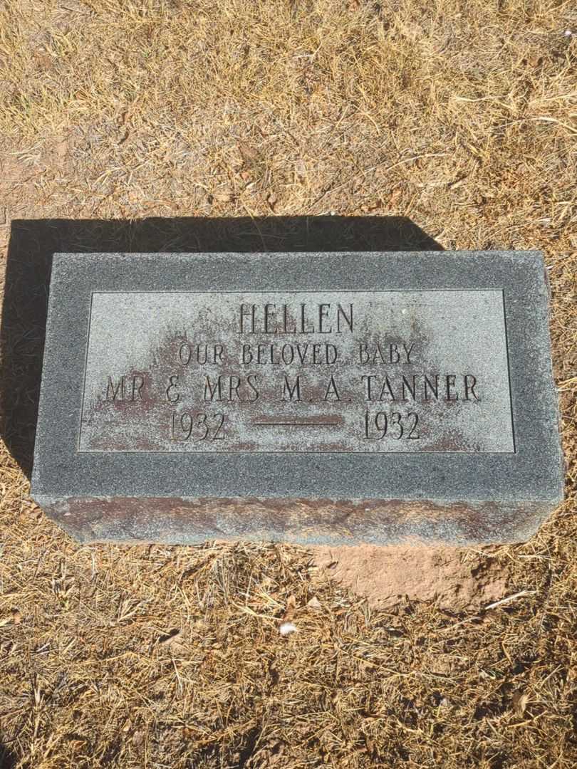 Hellen Tanner's grave. Photo 2