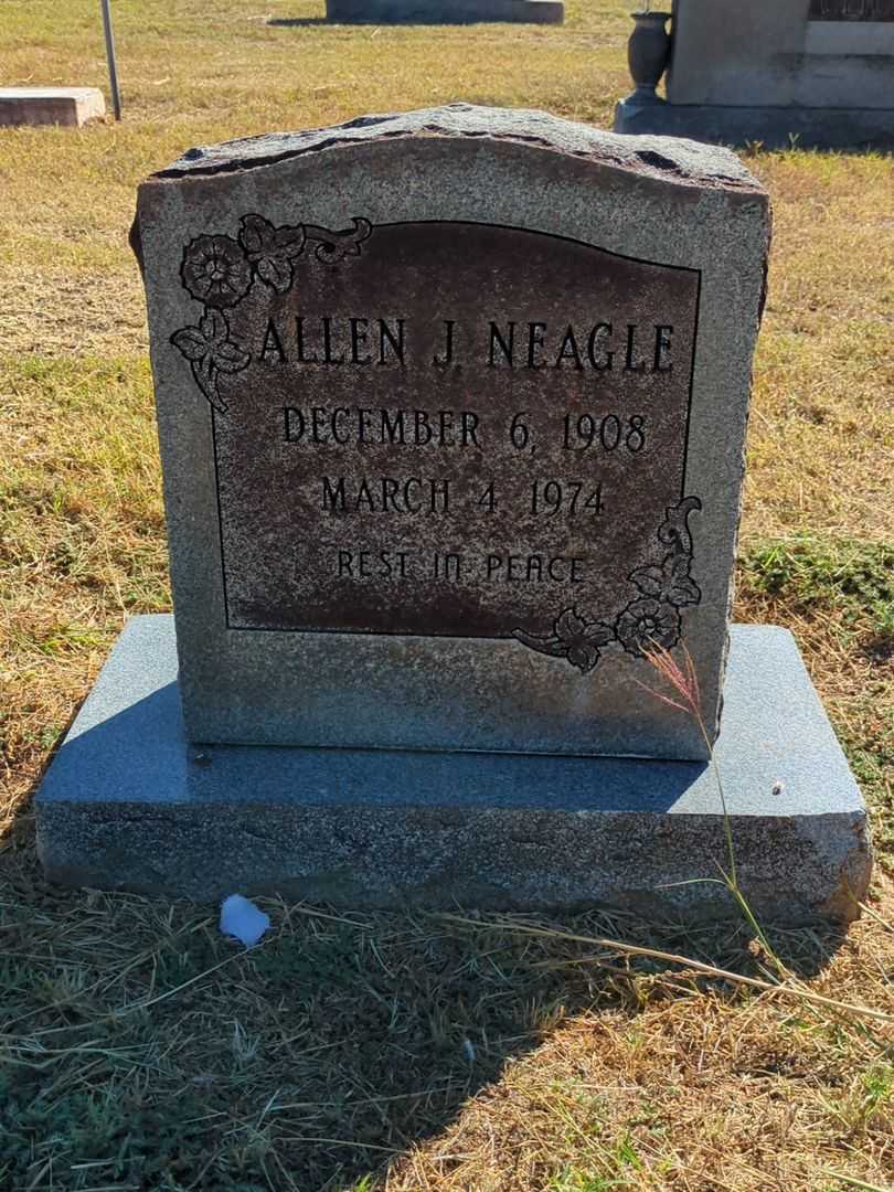 Allen J. Neagle's grave. Photo 1