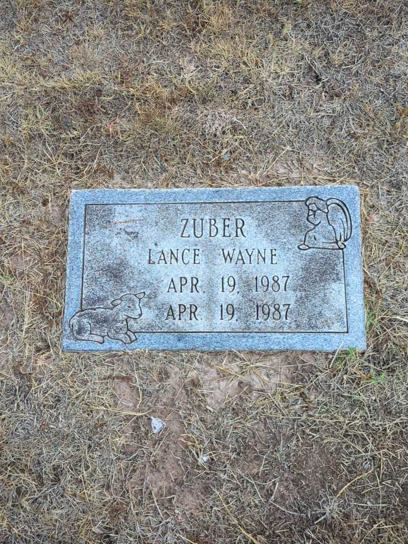 Lance Wayne Zuber's grave. Photo 1
