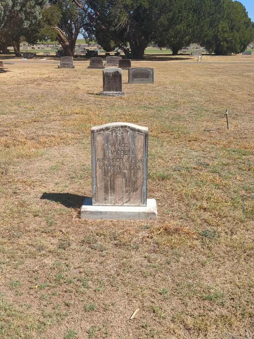 Charles J. Campbell's grave. Photo 1