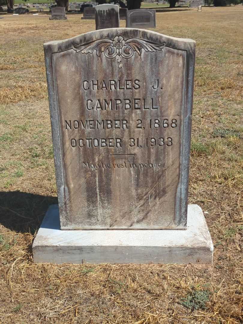Charles J. Campbell's grave. Photo 2