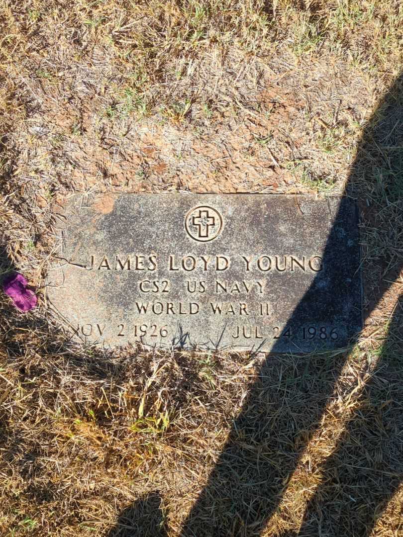 James Loyd Young's grave. Photo 3