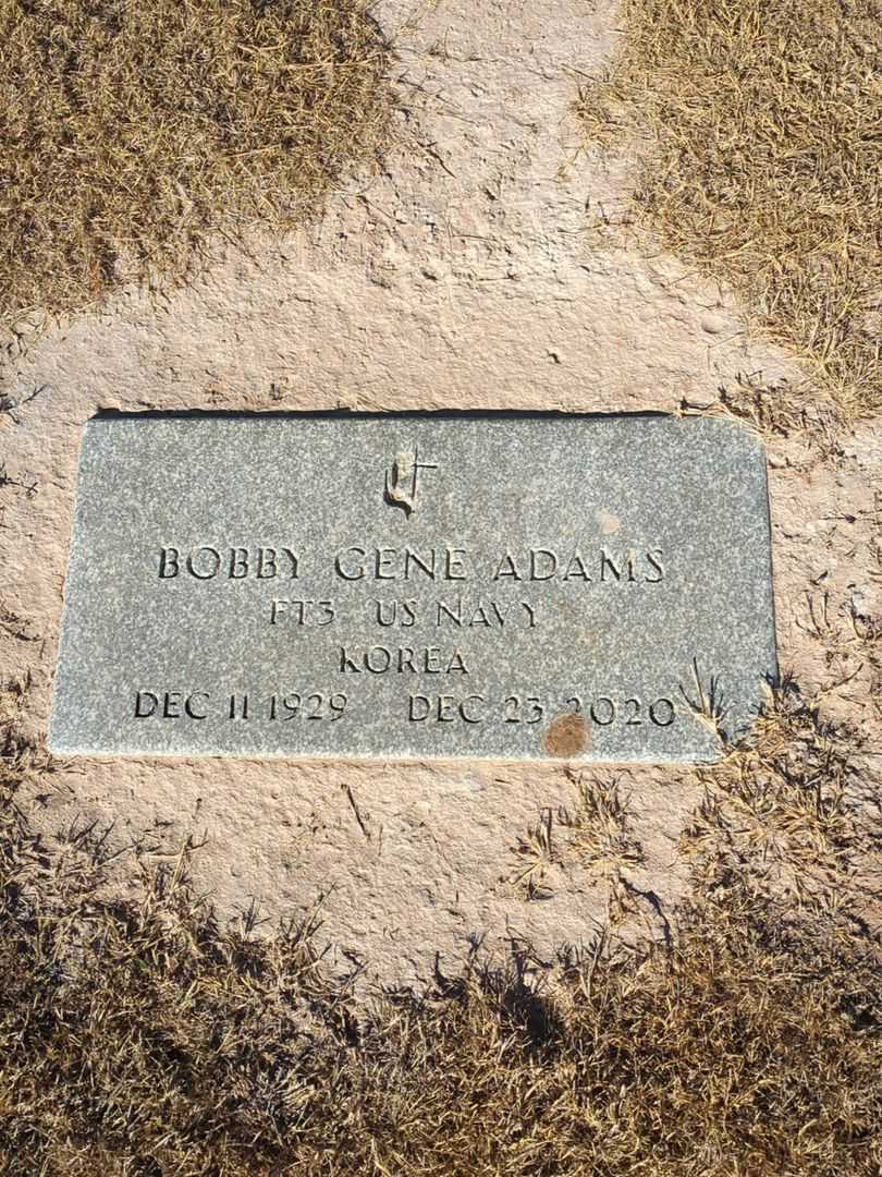Bobby Gene Adams's grave. Photo 3