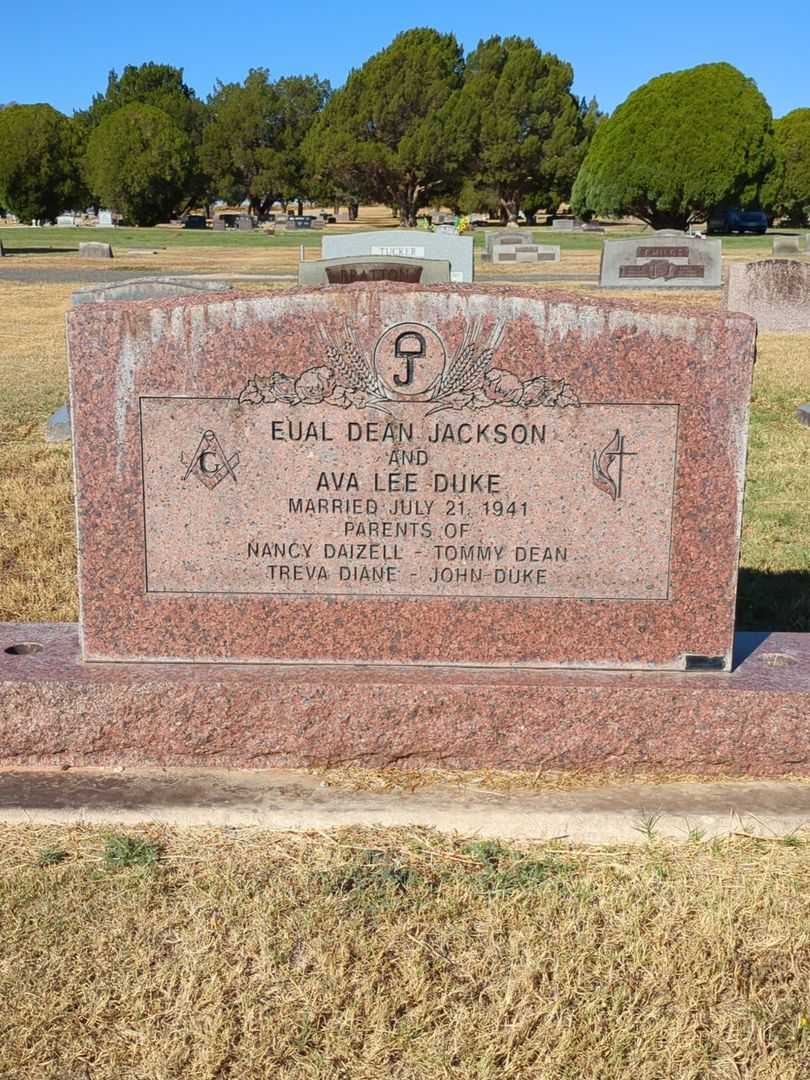 Eula Dean Jackson's grave. Photo 3