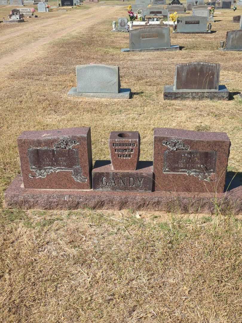 James Curtis Gandy Senior's grave. Photo 2