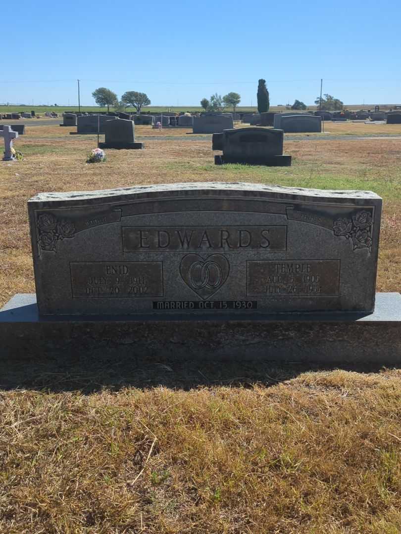 Enid Edwards's grave. Photo 2