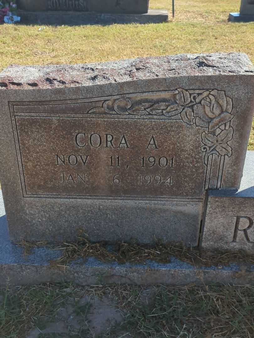 Cora A. Ramsey's grave. Photo 3