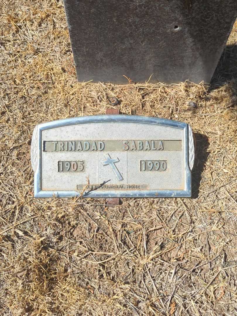 Trinidad Sabala's grave. Photo 2