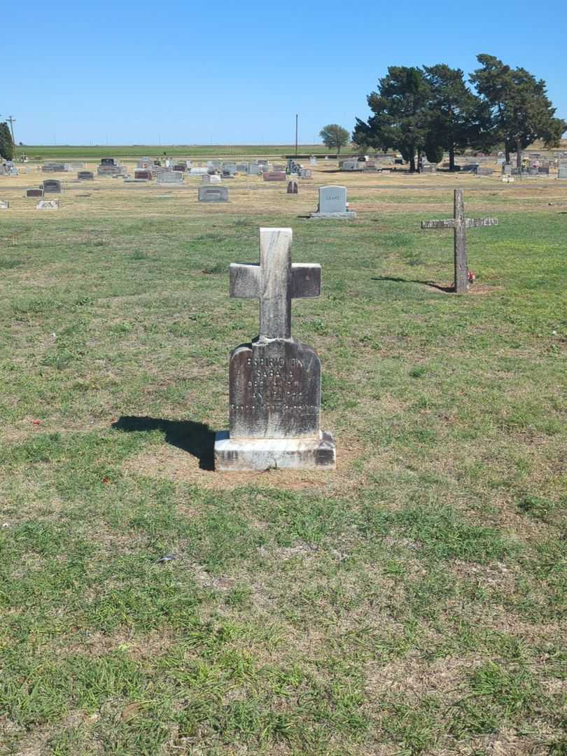 Espiridion Sabala's grave. Photo 1