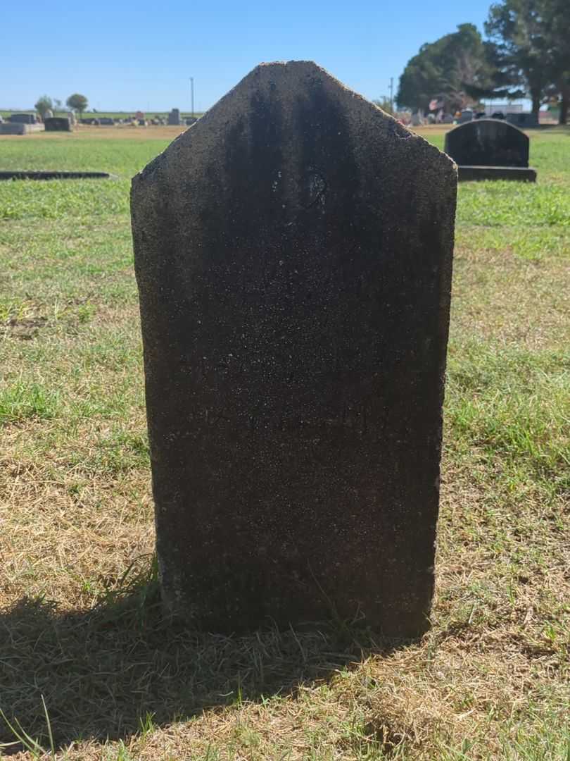 Ola Cecil Ellicott's grave. Photo 2