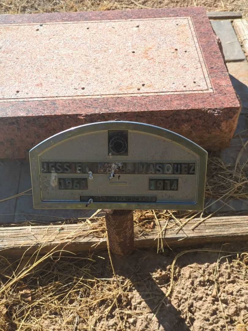 Jessie Vasquez's grave. Photo 2