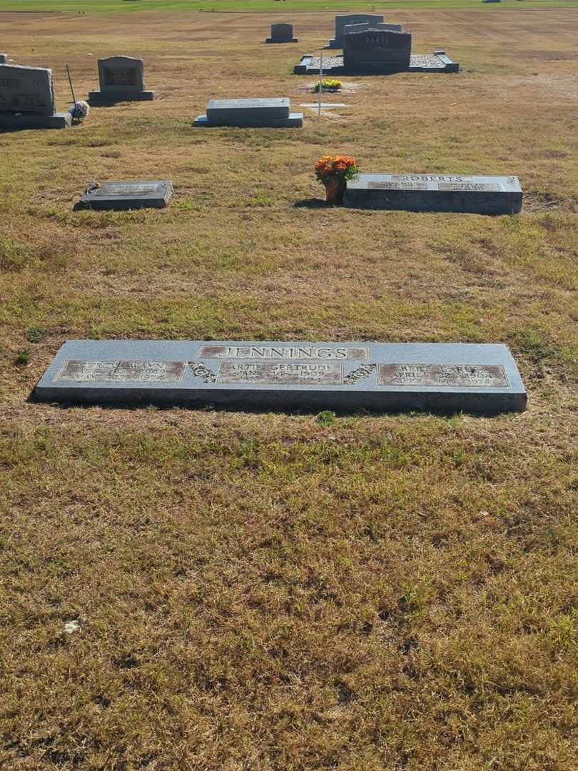 Bert Larue Jennings's grave. Photo 2