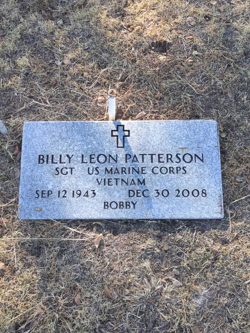 Bill Leon "Bobby" Patterson's grave. Photo 2