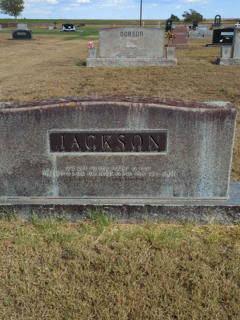 Lovell Jack Jackson's grave. Photo 3
