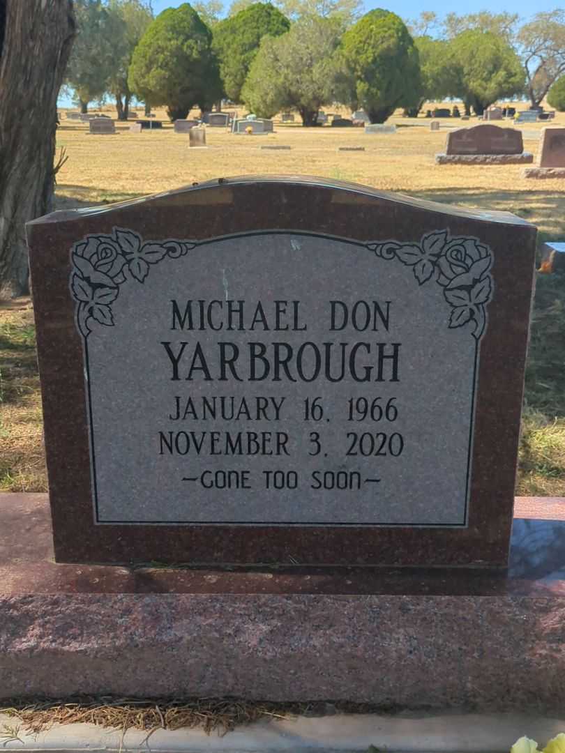Michael Don Yarbrough's grave. Photo 2